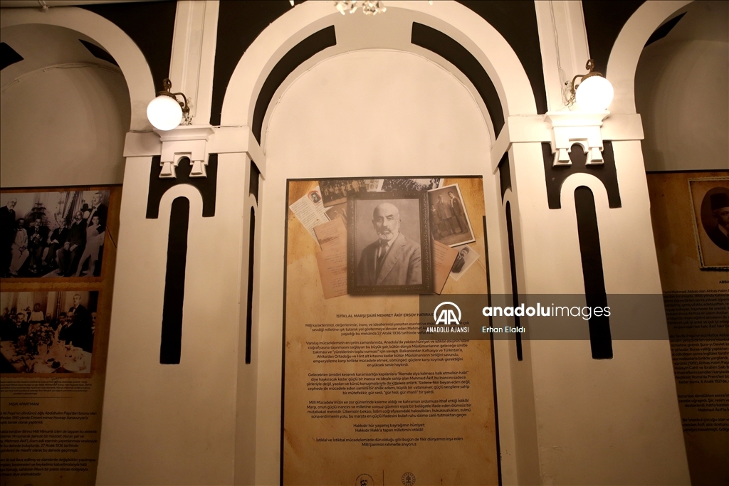 Mehmet Akif Ersoy Hatıra Evi, Milli Şair'in hayatına ışık tutuyor