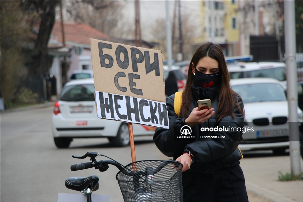 Gratë nga Shkupi me marsh protestues kërkojnë barazi gjinore