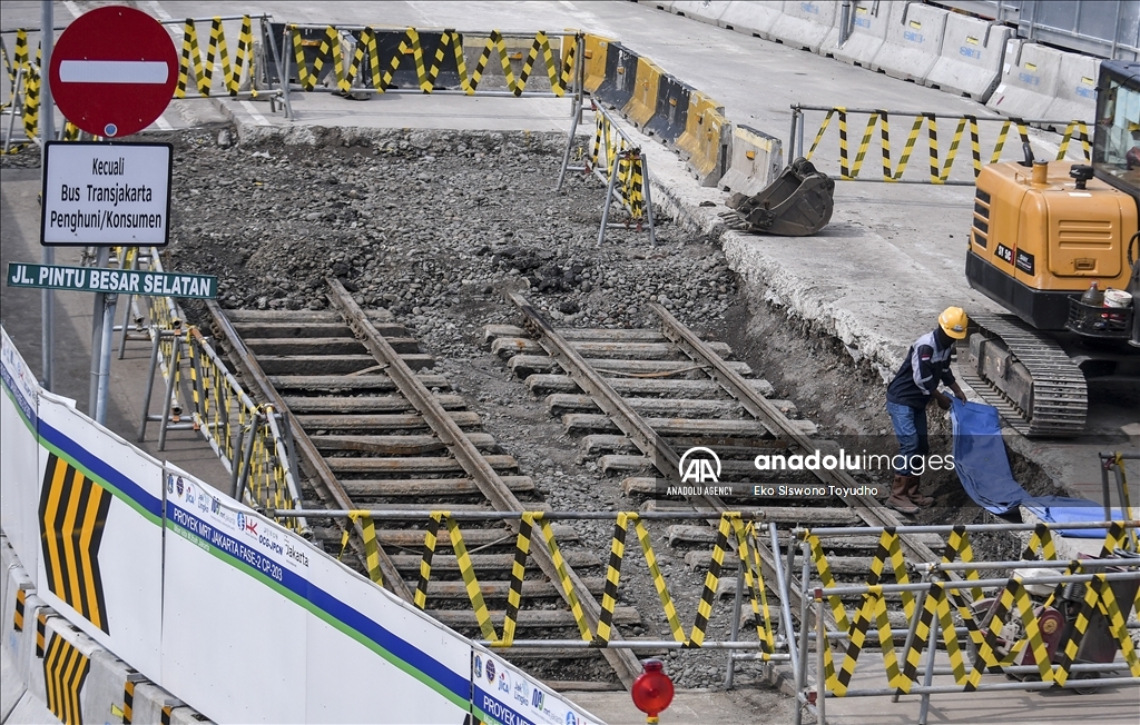 MRT Jakarta temukan jalur tram zaman Belanda