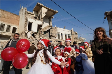 Las celebraciones de Año Nuevo en Mosul, Irak