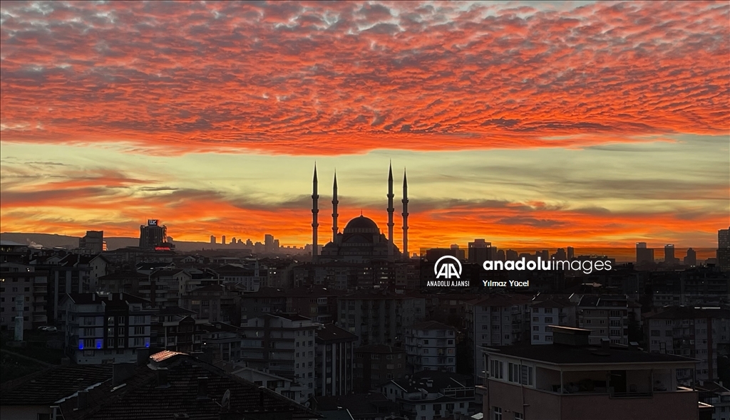 Ankara'da gün batımı