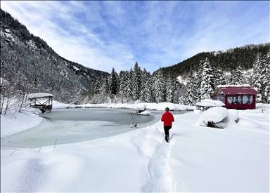 Национальный парк «Горы Качкар» в Турции накрыло снегом