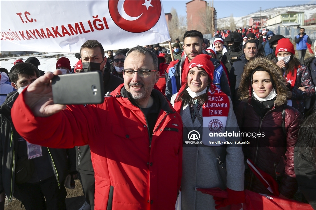 Türkiye Sarıkamış'ta "Şühedanın İzinde" yürüdü