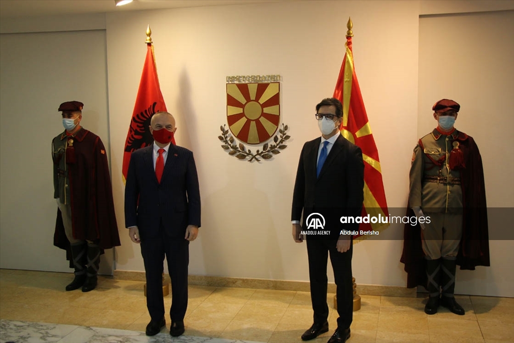 Средба на претседателот Пендаровски со претседателот на Албанија, Илир Мета