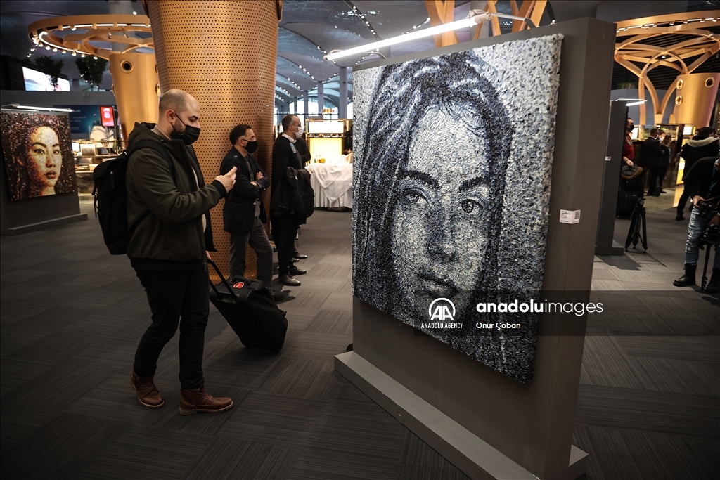 Произведения искусства из отходов: уникальная выставка в «Стамбульском аэропорту»