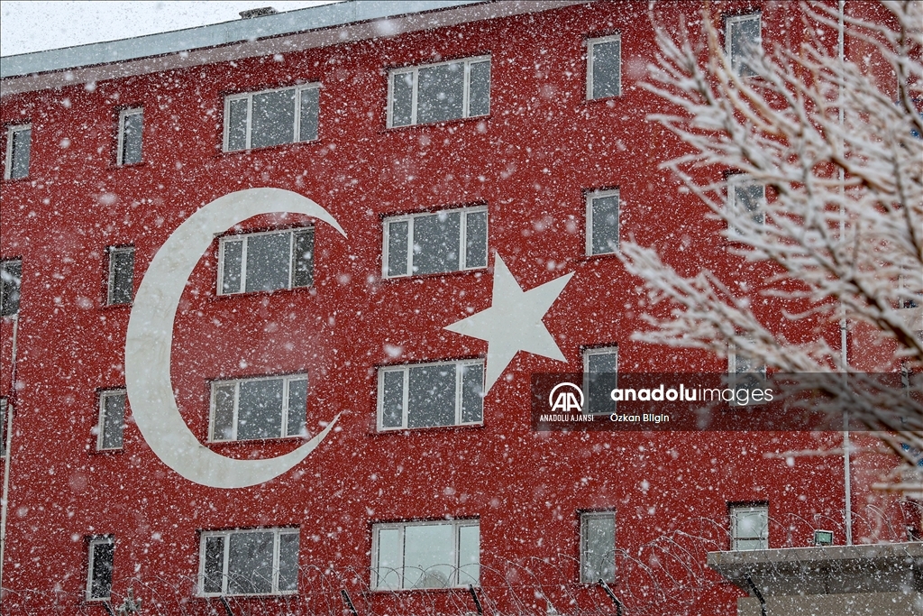 Van'da kar yağışı