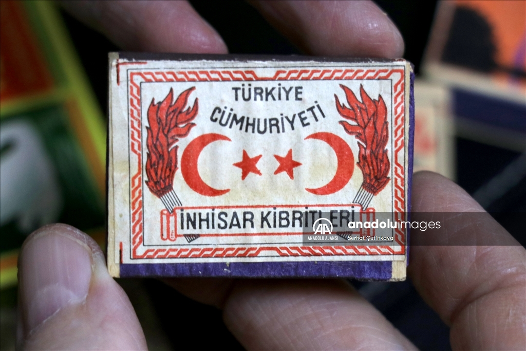 Kibrit kutusu koleksiyonuyla "ömür kumbarası"nda da anılar biriktirdi