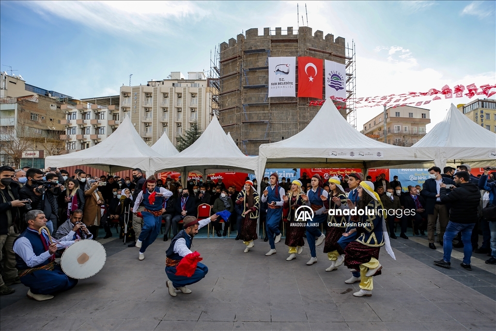 Diyarbakır'da şölende 2 ton hamsi ikram edildi