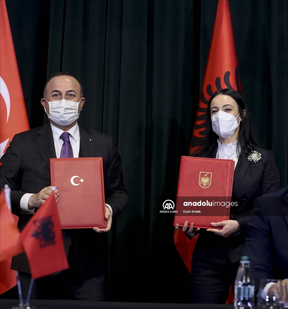 Türkiye ile Arnavutluk arasında 7 işbirliği anlaşması imzalandı