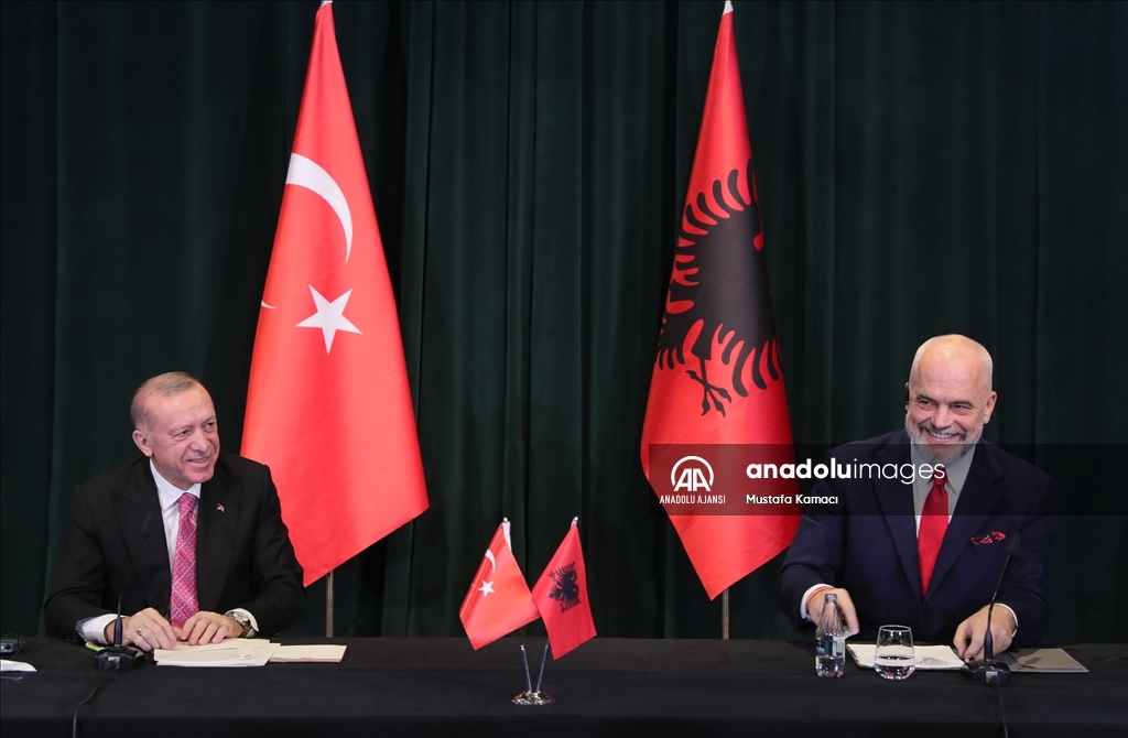 Cumhurbaşkanı Recep Tayyip Erdoğan, Arnavutluk'ta