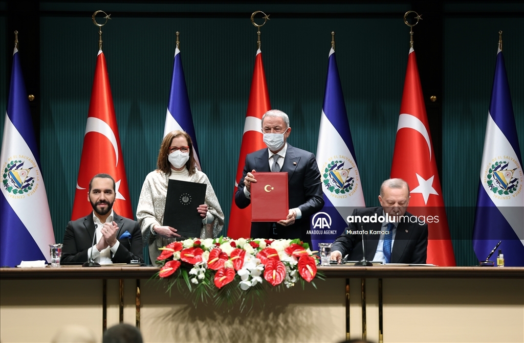 امضای تفاهم‌نامه‌های همکاری میان ترکیه و السالوادور