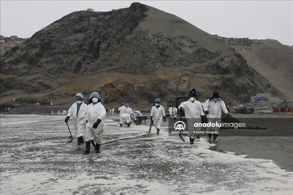 Peru'da petrol sızıntısı deniz canlılarını tehdit ediyor