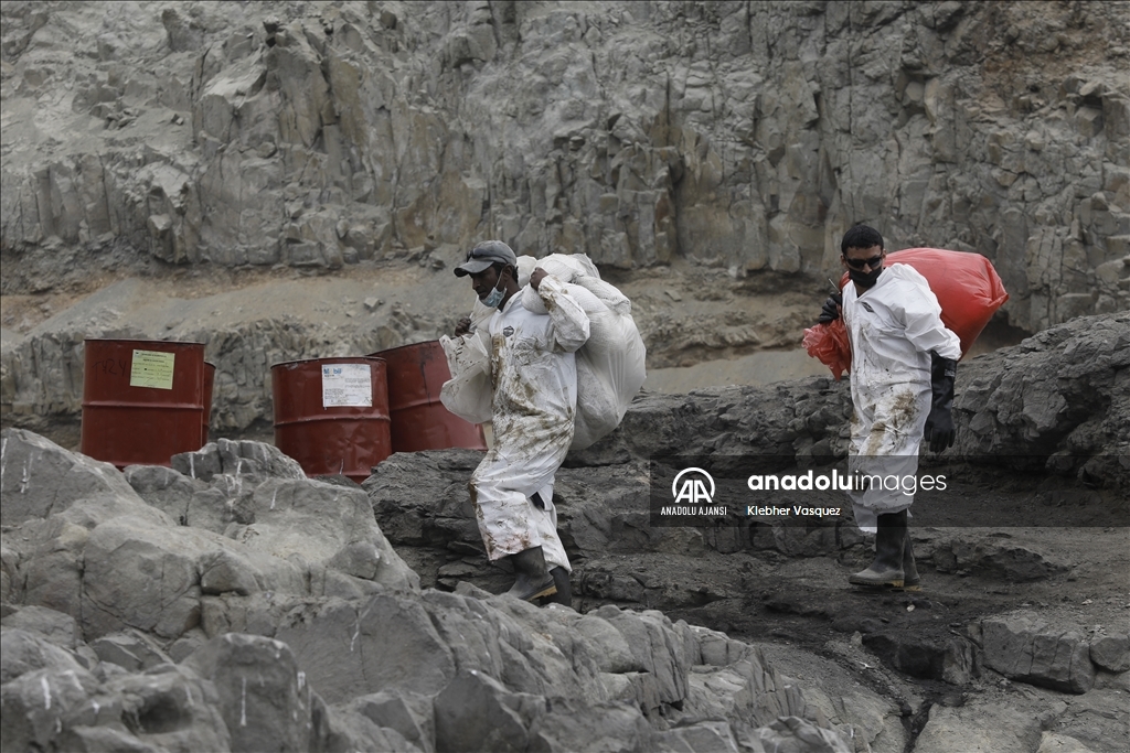 Peru'da petrol sızıntısı deniz canlılarını tehdit ediyor