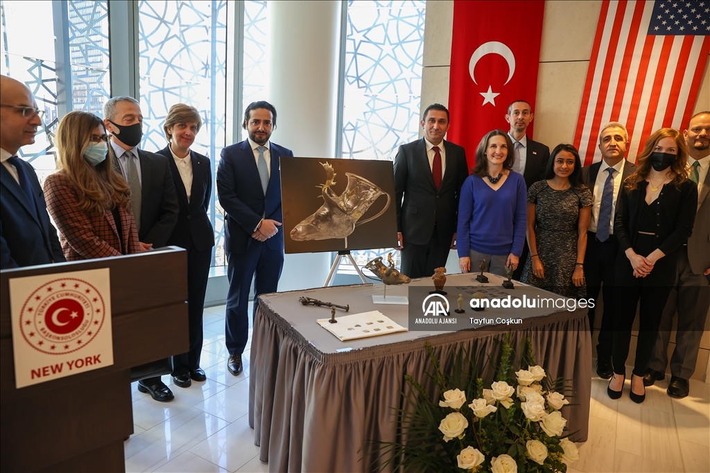 ABD'de ele geçirilen Türkiye'ye ait 28 tarihi eser yurda dönüyor