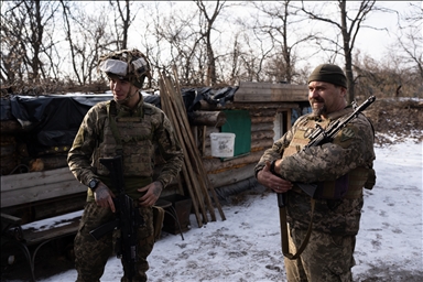 Reporteri AA na frontu u Donbasu 