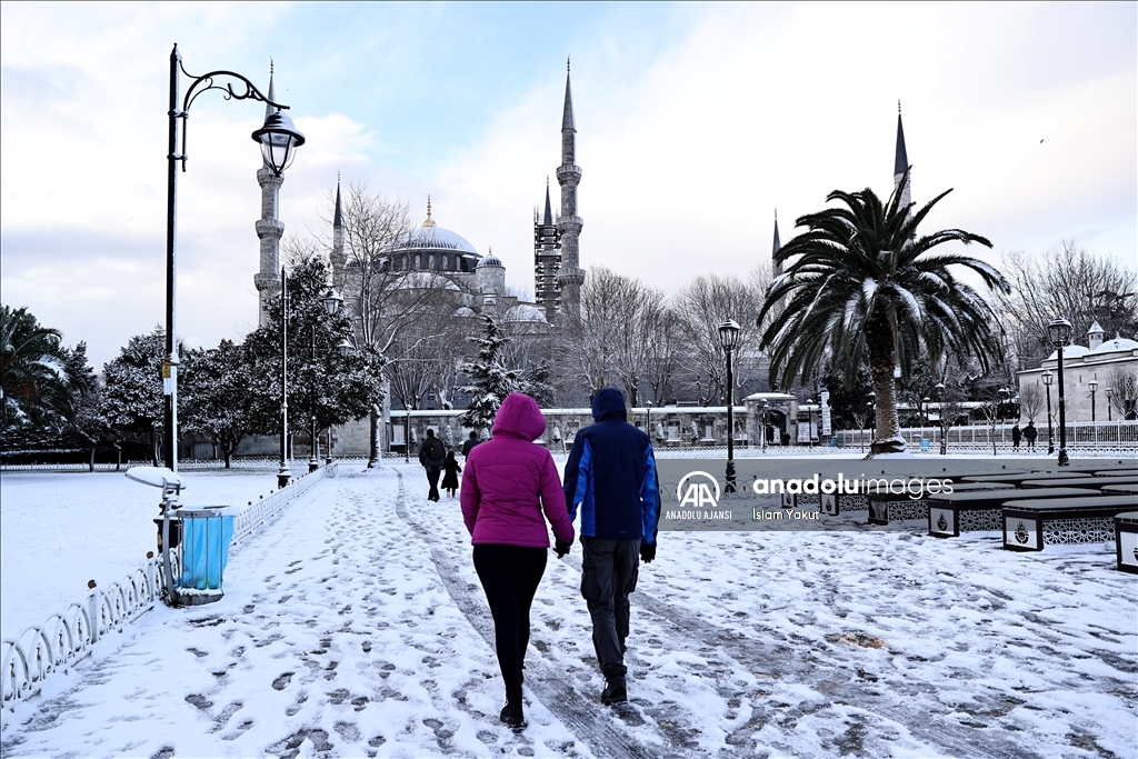 İstanbul'da kar yağışı