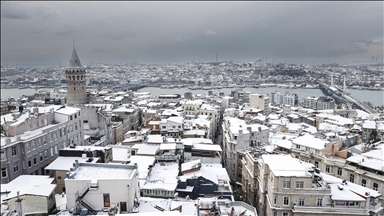 İstanbul'da kar yağışı aralıklarla devam ediyor