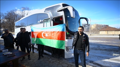 Azerbaycan'da işgalden kurtarılan Karabağ'a düzenli otobüs seferleri başladı