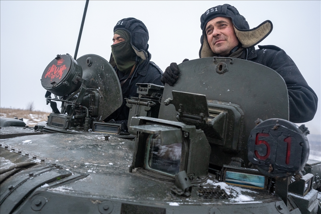 Механизированная бригада Украины в объективе агентства «Анадолу»