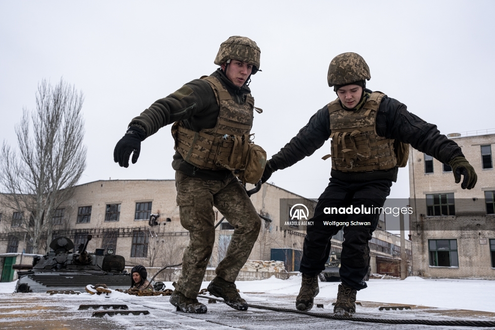Estos son los militares ucranianos al frente de la brigada mecanizada en la frontera con Rusia