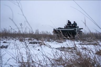 Механизированная бригада Украины в объективе агентства «Анадолу»