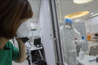 Бесконтактна клиника за коронавирус (Ковид-19) во Јужна Кореја