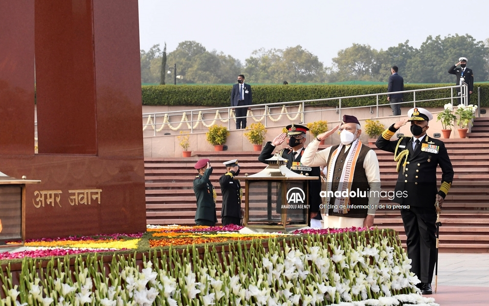 Celebración del 73° Día de la República India en Nueva Delhi