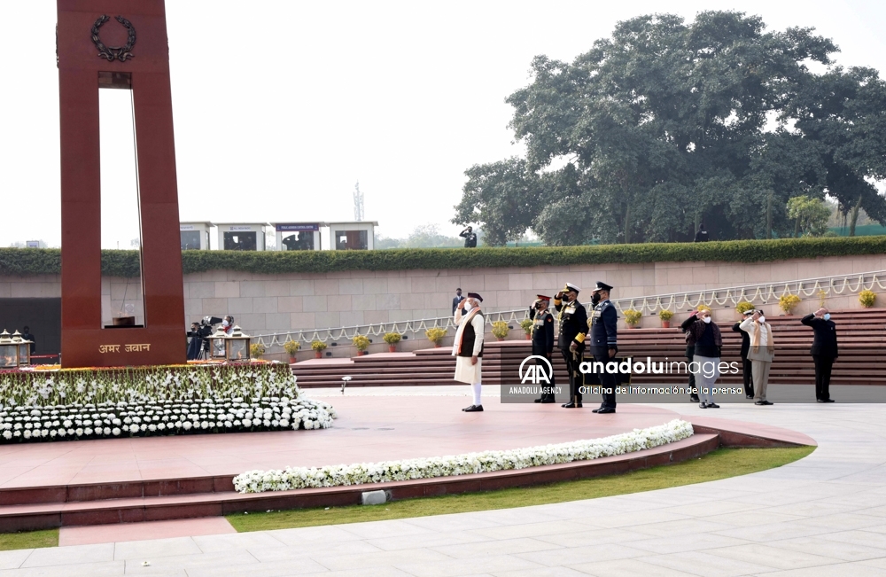 Celebración del 73° Día de la República India en Nueva Delhi
