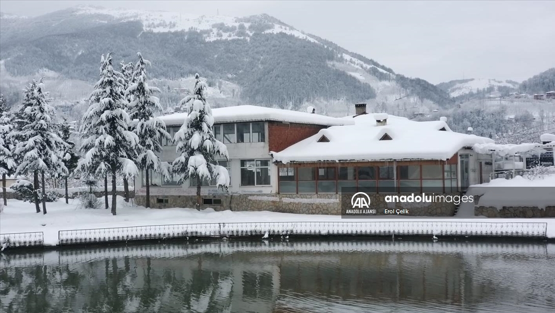 Ordu'da soğuk hava ve kar etkisini sürdürüyor