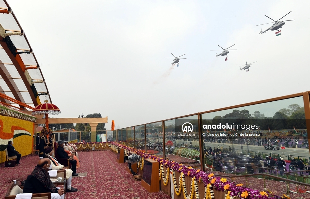 Celebración del 73° Día de la República India en Nueva Delhi