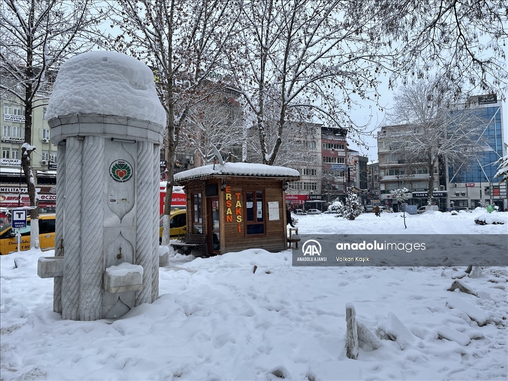 Malatya'da kar yağışı