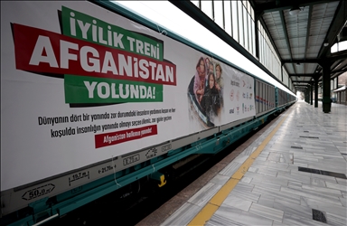 «Поезд добра» с 750 тоннами гуманитарного груза из Турции отправился в Афганистан