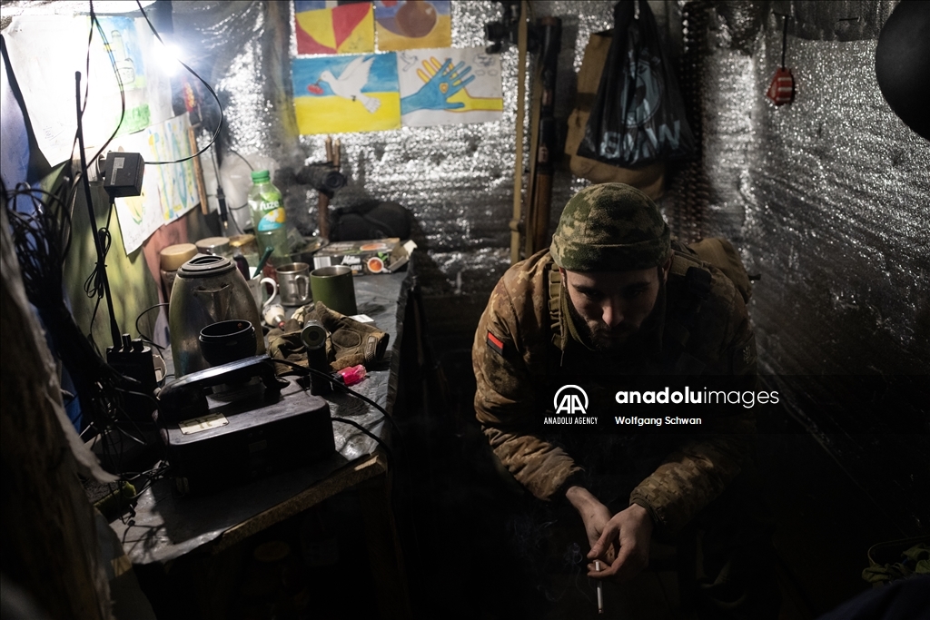 Украинские военные на линии фронта готовы защитить родину