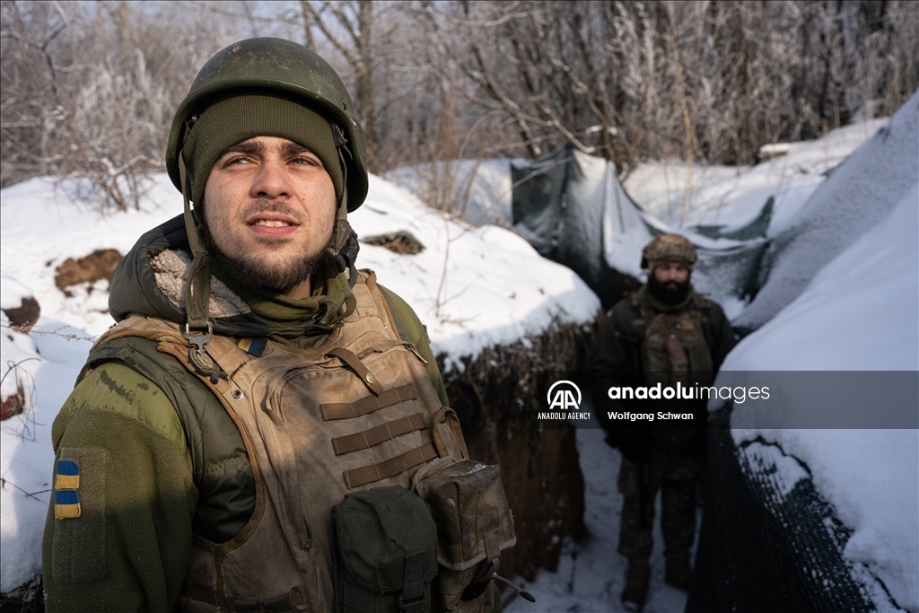 Украинские военные на линии фронта готовы защитить родину