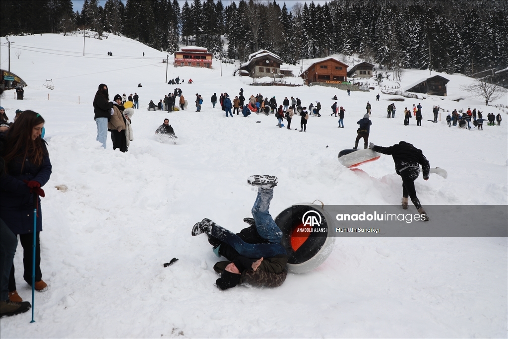 Rize'de, "14. Ayder Kar Festivali" başladı