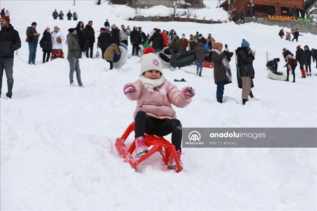 Rize'de, "14. Ayder Kar Festivali" başladı