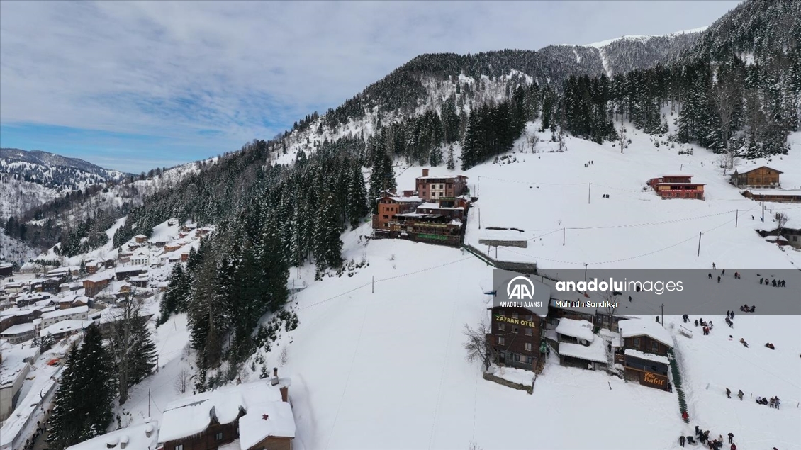 Rize'de, "14. Ayder Kar Festivali" başladı