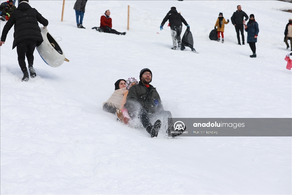 Rize'de, "14. Ayder Kar Festivali" başladı