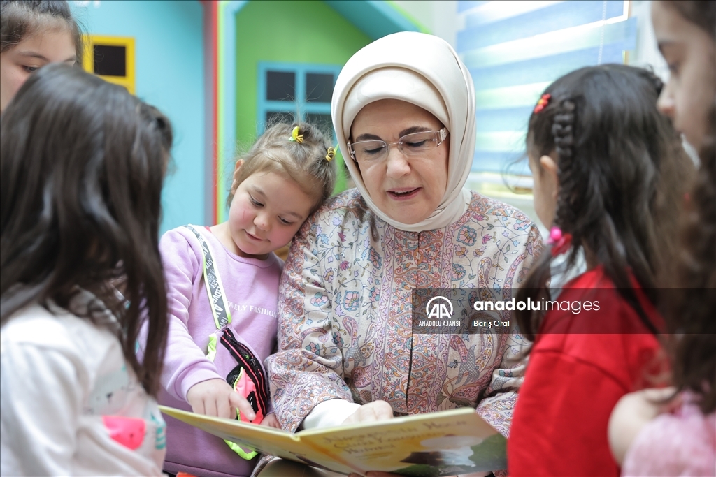 Emine Erdoğan, Altındağ Bebek Kütüphanesinin açılışını yaptı