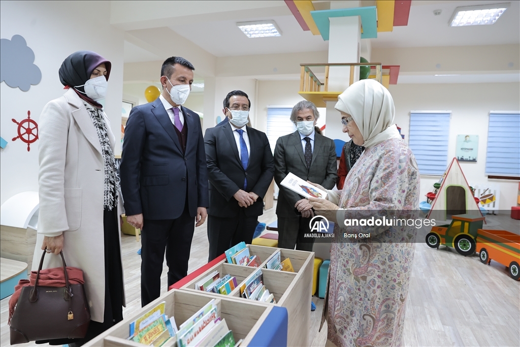 Emine Erdoğan, Altındağ Bebek Kütüphanesinin açılışını yaptı