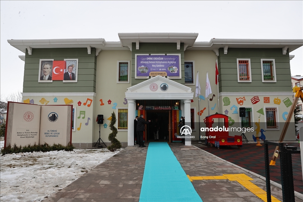 Emine Erdoğan, Altındağ Bebek Kütüphanesinin açılışını yaptı: