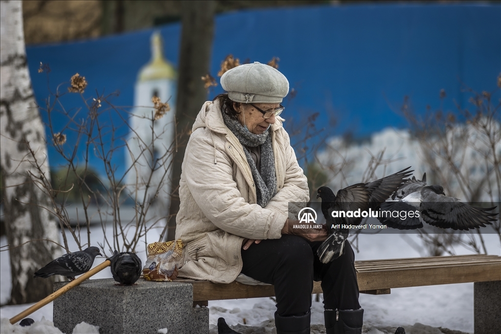Ukrayna'nın başkenti Kiev'de günlük yaşam
