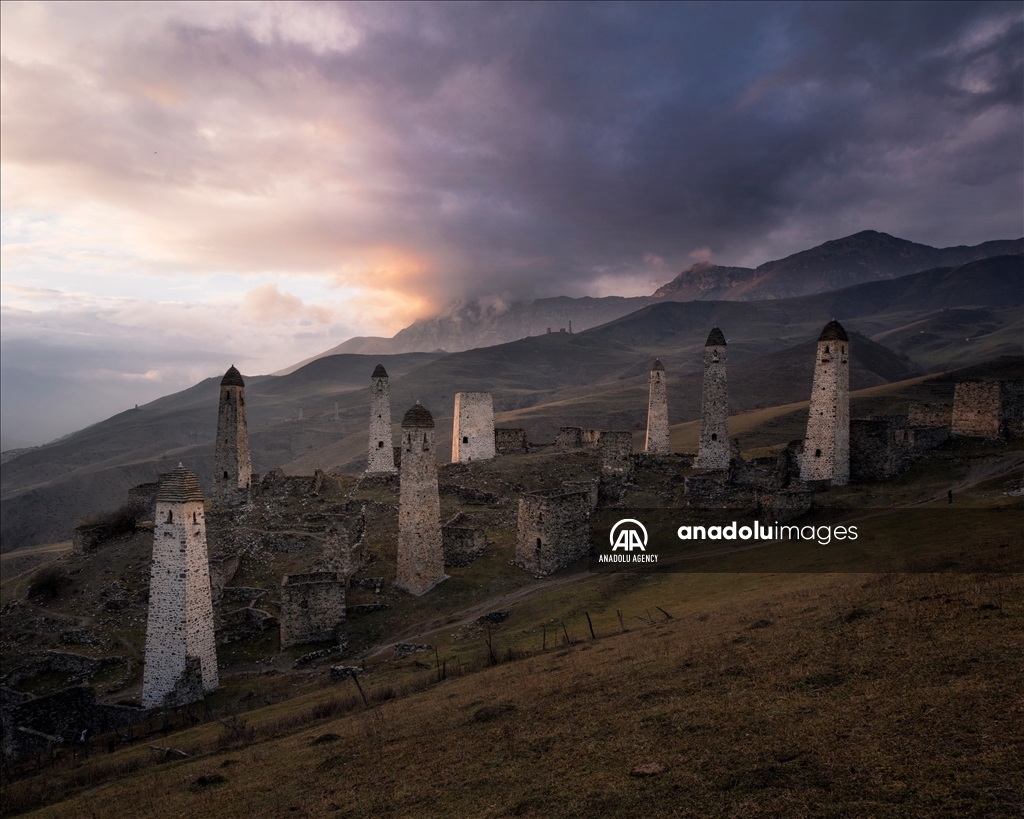 Las imponentes Torres del Caúcaso de la época medieval en Rusia