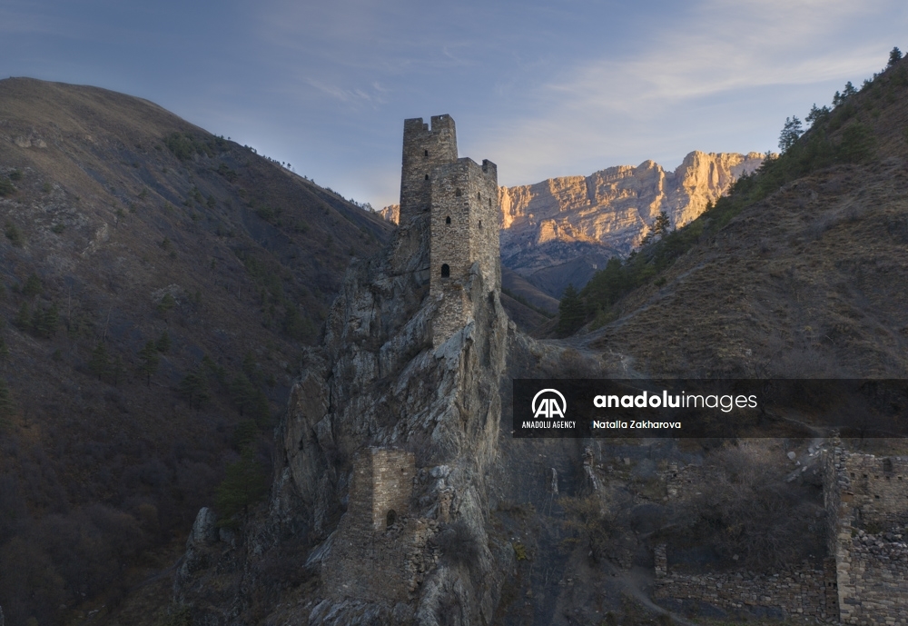 Las imponentes Torres del Caúcaso de la época medieval en Rusia