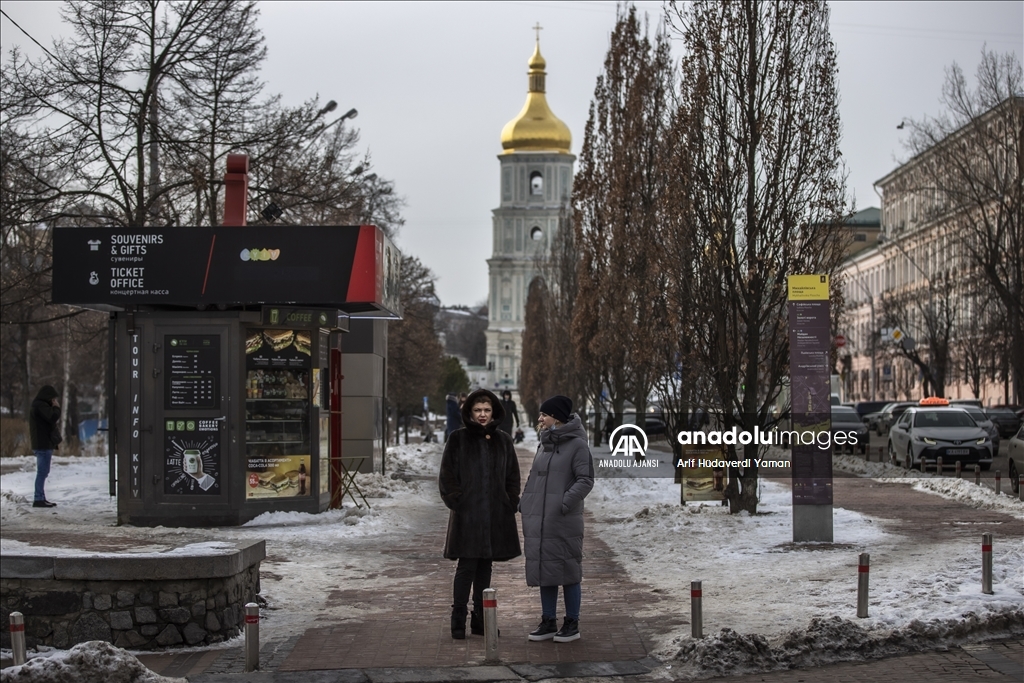 Ukrayna'nın başkenti Kiev'de günlük yaşam