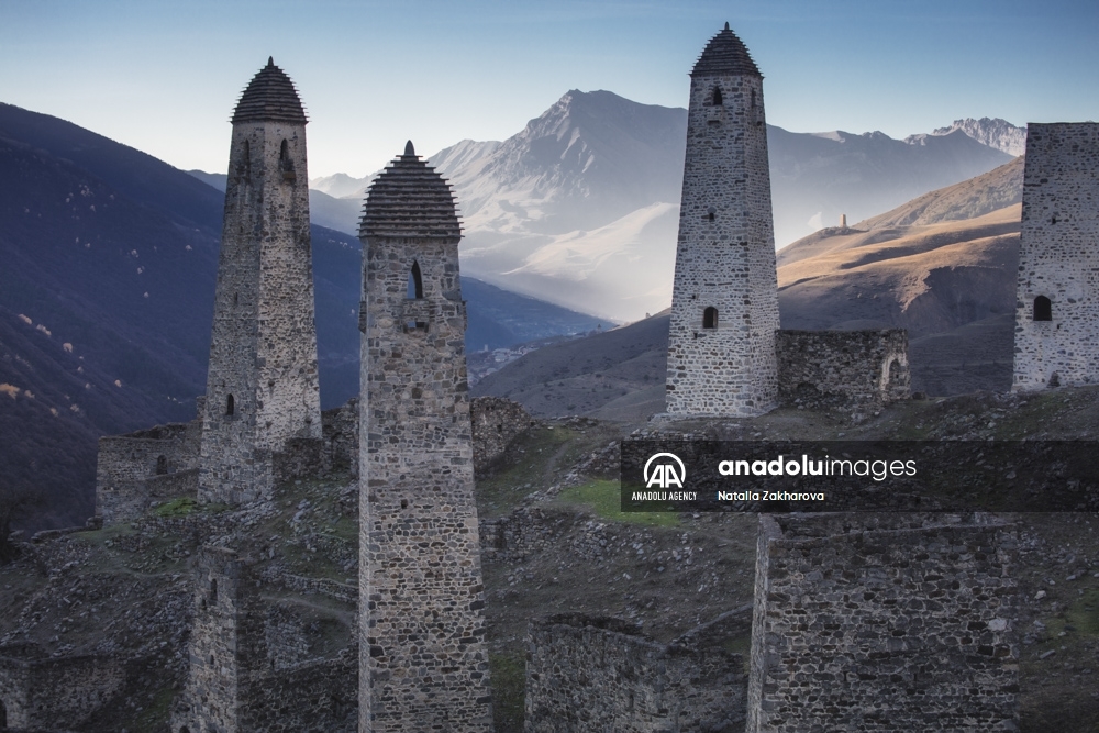 Las imponentes Torres del Caúcaso de la época medieval en Rusia