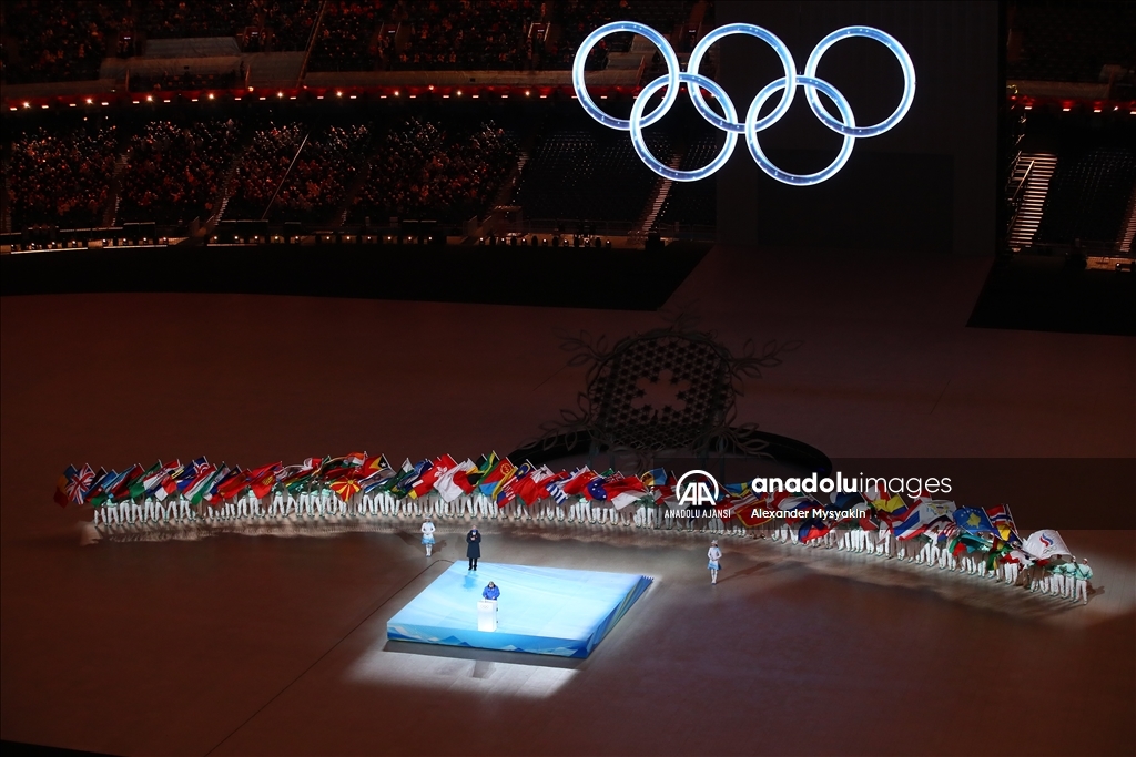 2022 Pekin Kış Olimpiyatları resmi açılış töreniyle başladı