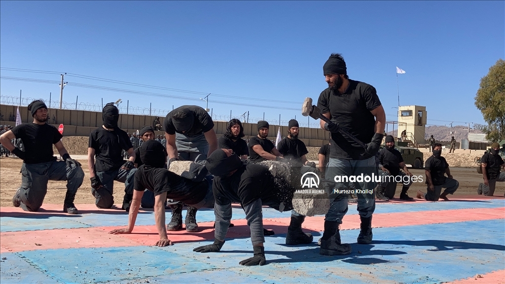 Wisuda anggota polisi baru Taliban di Kandahar