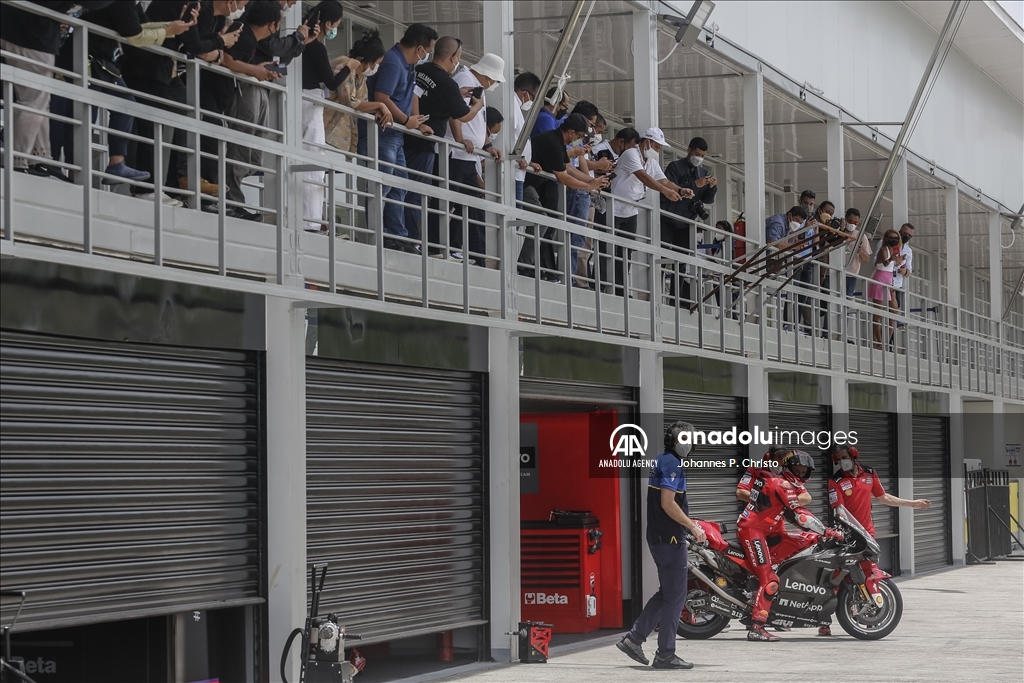 Pembalap MotoGP jalani tes Pramusim di sirkuit Mandalika