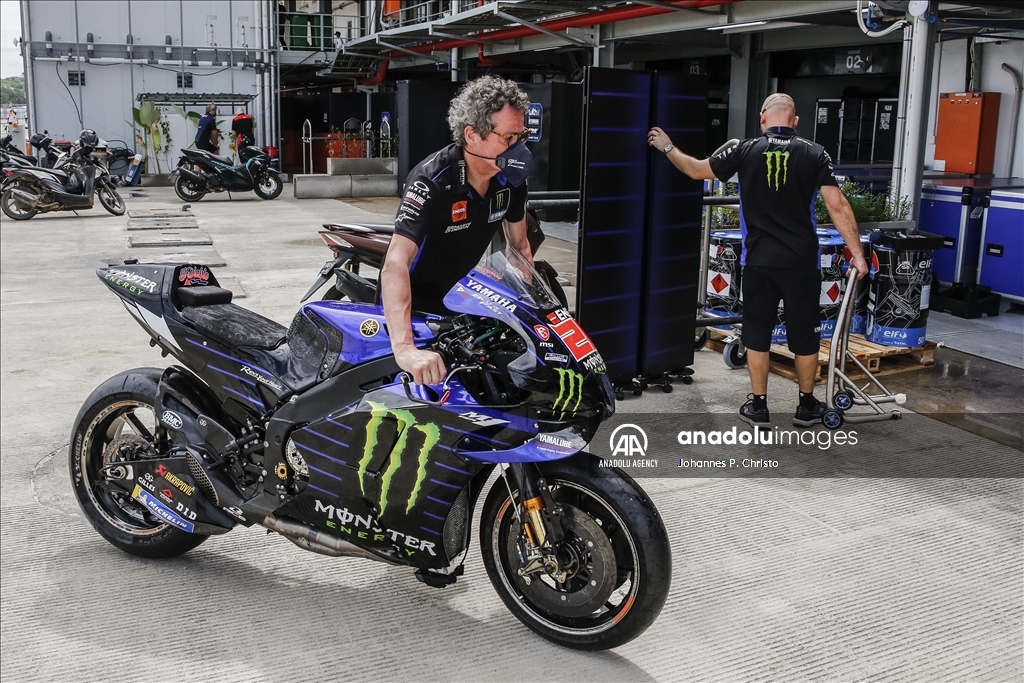 Pembalap MotoGP jalani tes Pramusim di sirkuit Mandalika